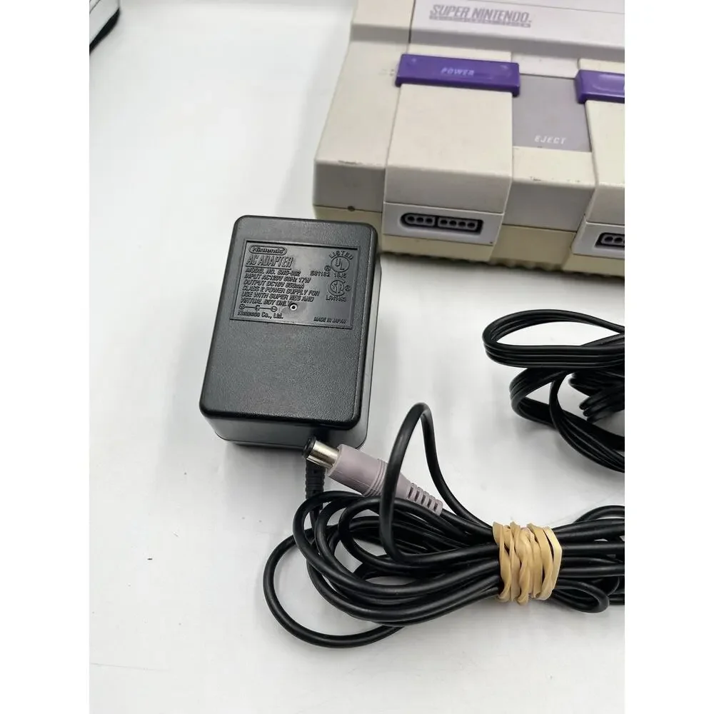 Super Nintendo SNES System Console With OEM Controller Authentic & Clean!!